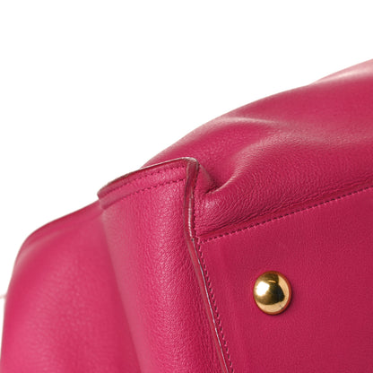 Saint Laurent Calfskin Medium Classic Y Cabas Fuchsia 27 of 34