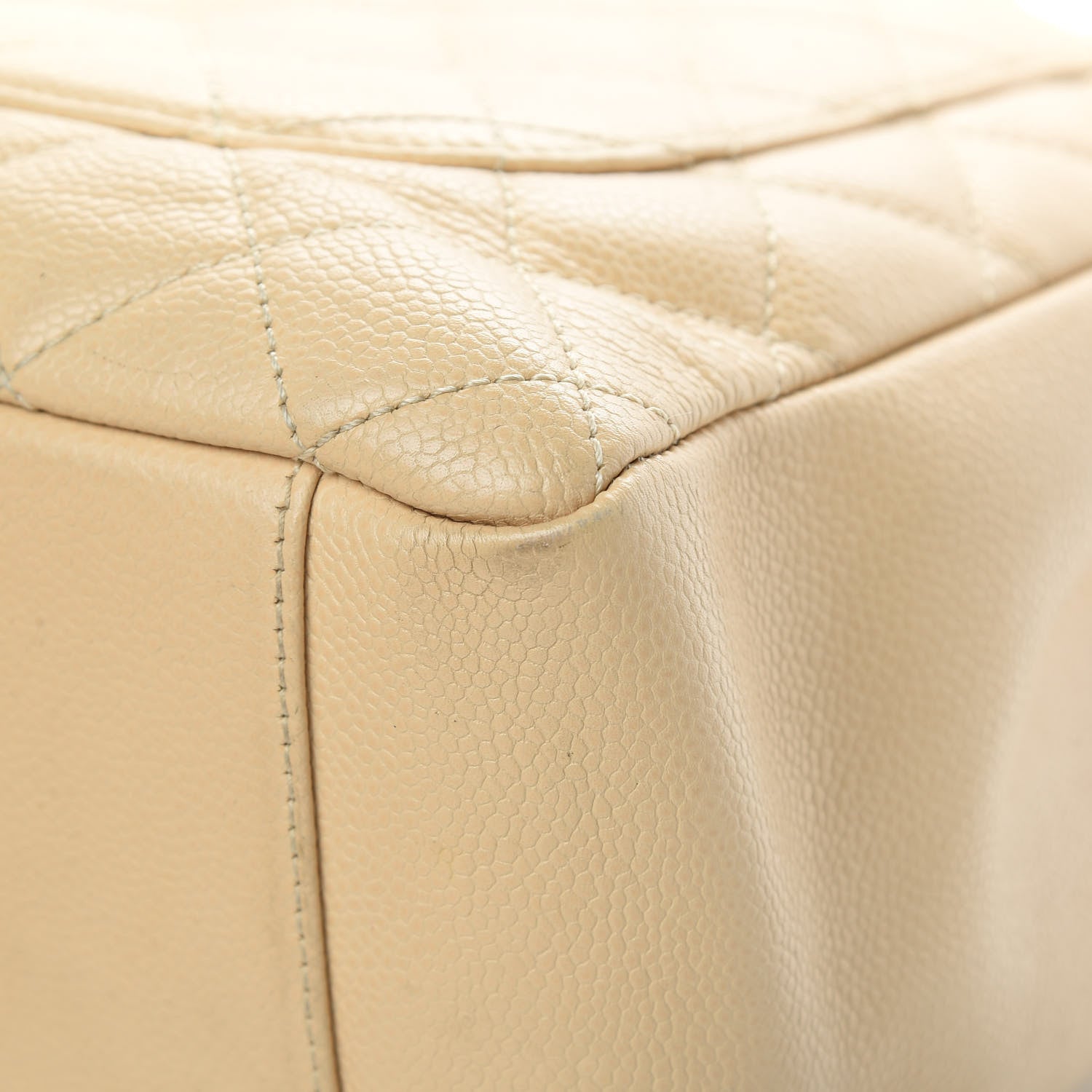 Chanel Caviar Quilted Grand Shopping Tote GST Beige 11 of 19