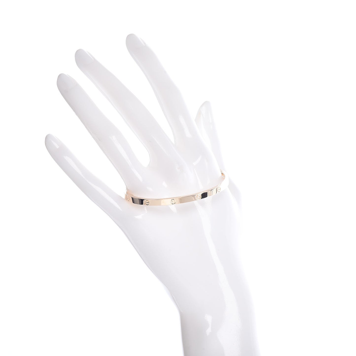 18K Yellow Gold Small LOVE Bracelet 17