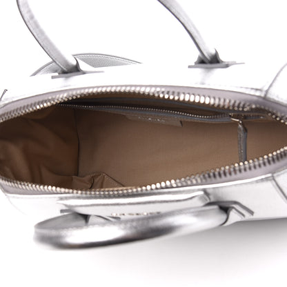 Givenchy Metallic Sugar Goatskin Small Antigona Silver 7 of 10