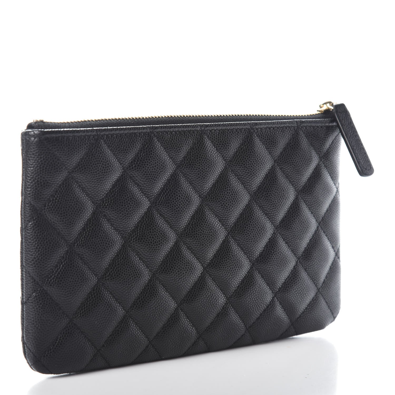 Chanel Caviar Quilted Small French New Wave CC Pouch Black 3 of 7