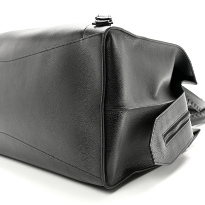 Balenciaga Grained Calfskin Neo Classic Black Hardware Large Top Handle Bag Black 9 of 9