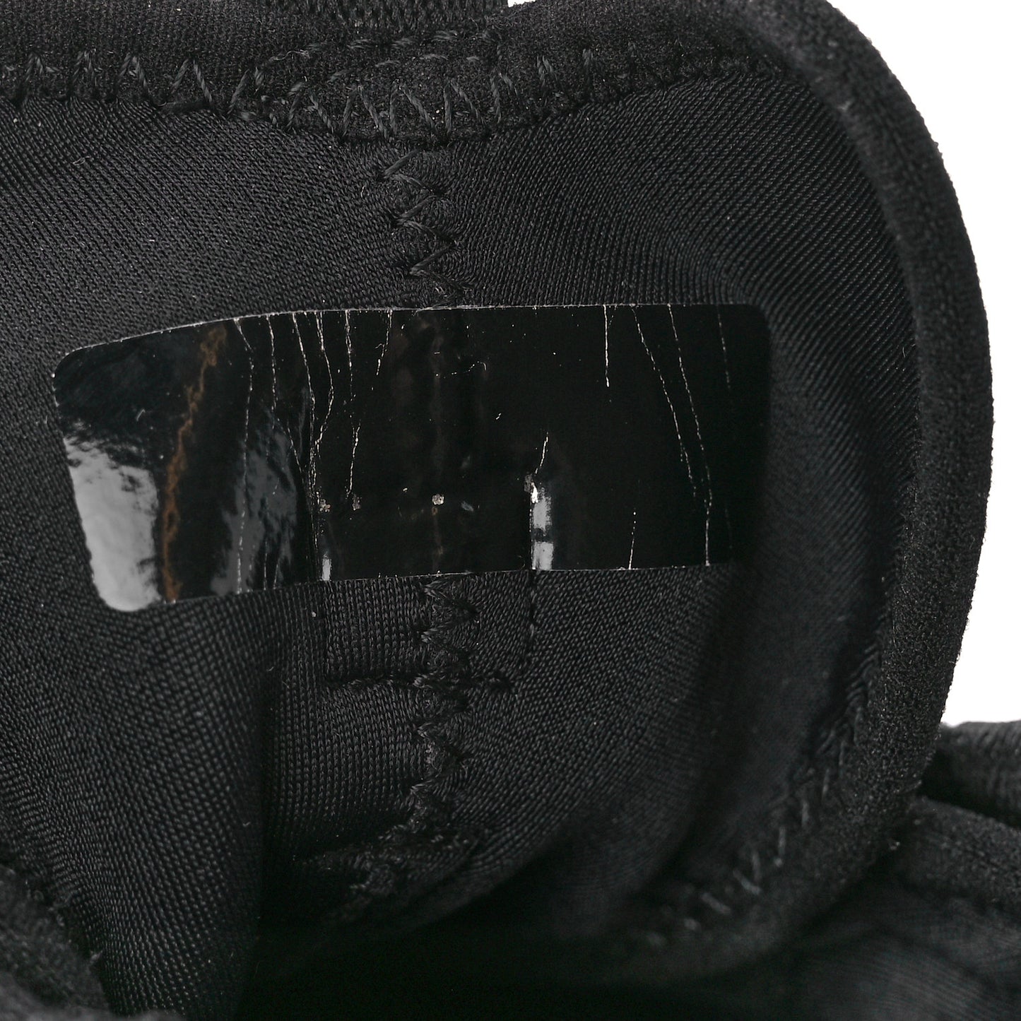 Velvet Calfskin Mixed Fibers CC Sneakers 40 Black
