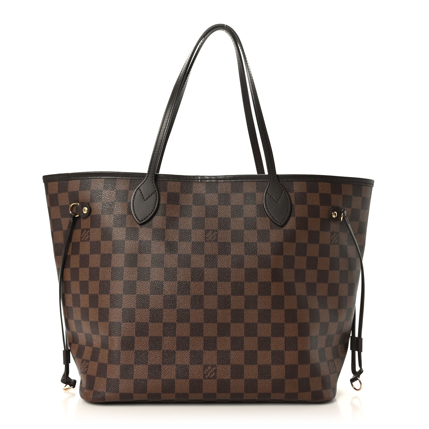 Louis Vuitton Damier Ebene Neo Neverfull MM Rose Ballerine 1 of 10