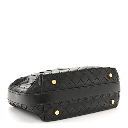 Bottega Veneta Calfskin Nappa Intrecciato Mini Wallace Black 4 of 13