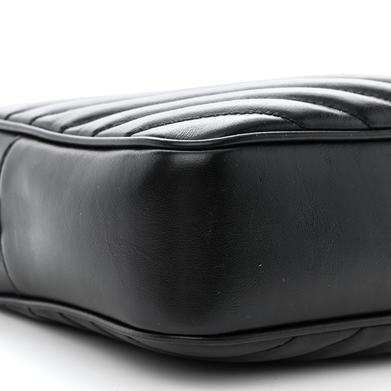 Saint Laurent SAINT LAURENT Calfskin Matelasse Monogram Lou Camera Bag Black 9 of 11