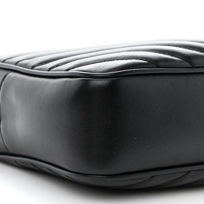 Saint Laurent SAINT LAURENT Calfskin Matelasse Monogram Lou Camera Bag Black 9 of 11