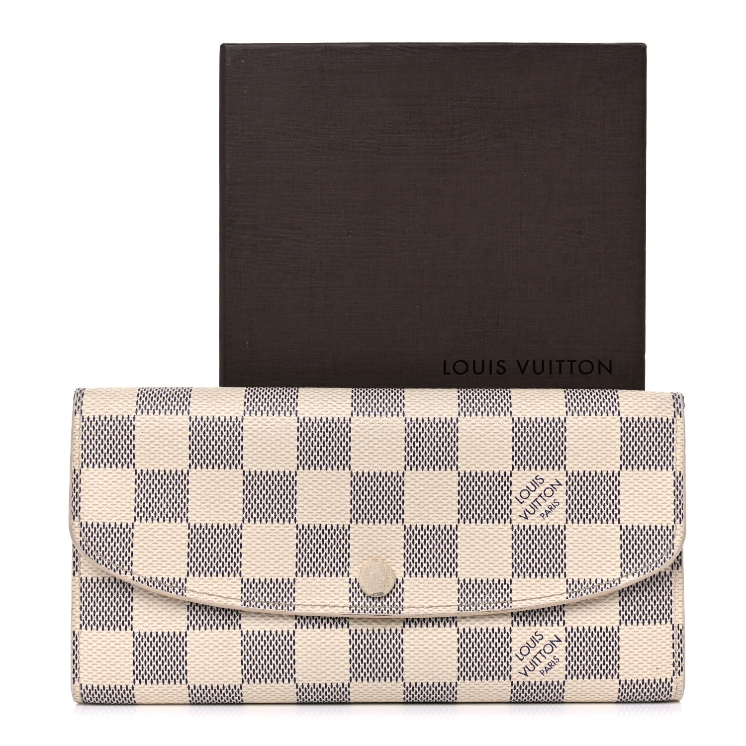 Louis Vuitton Damier Azur Emilie Wallet 17 of 17