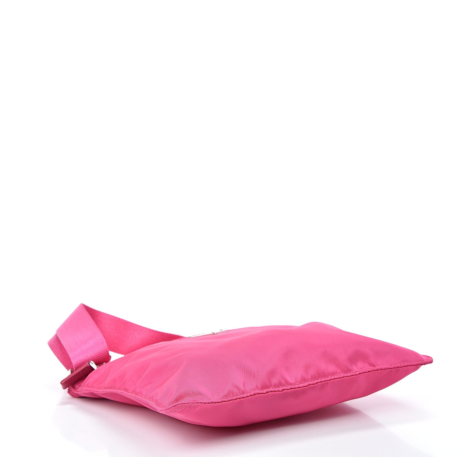 Prada Nylon Vela Flat Messenger Bag Fuxia 3 of 9