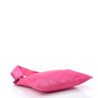 Prada Nylon Vela Flat Messenger Bag Fuxia 3 of 9