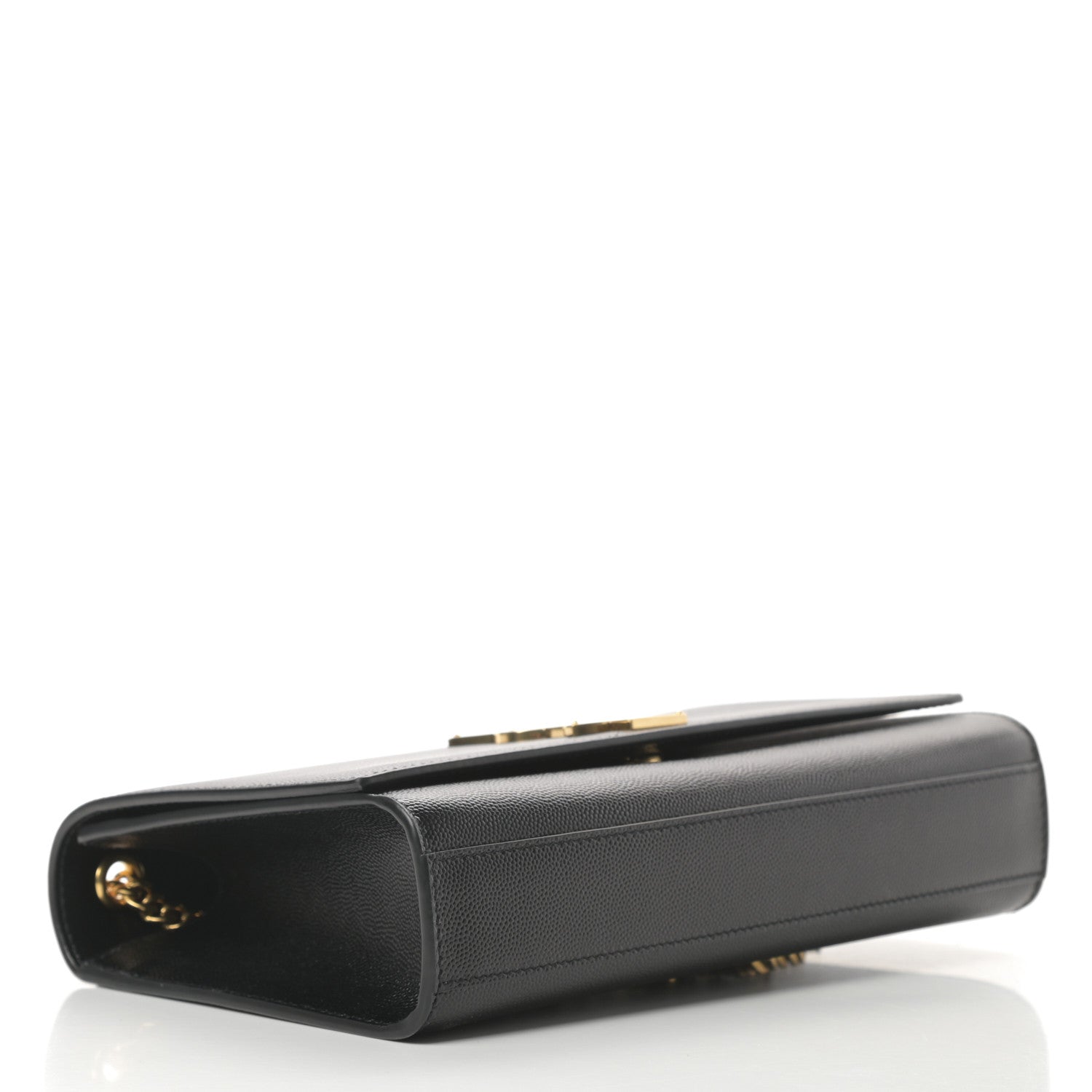 Saint Laurent Grain De Poudre Medium Classic Monogram Kate Satchel Black 4 of 11