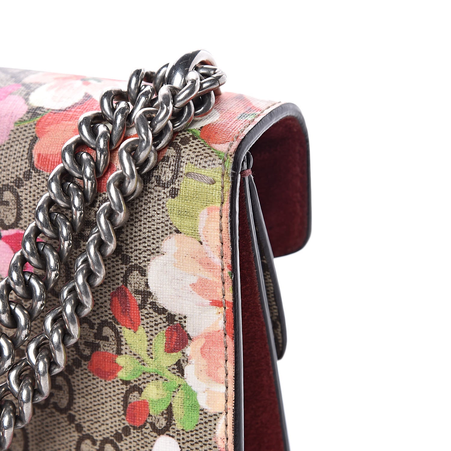 Gucci GG Supreme Monogram Blooms Mini Dionysus Shoulder Bag Beige Multicolor Dry Rose 8 of 15