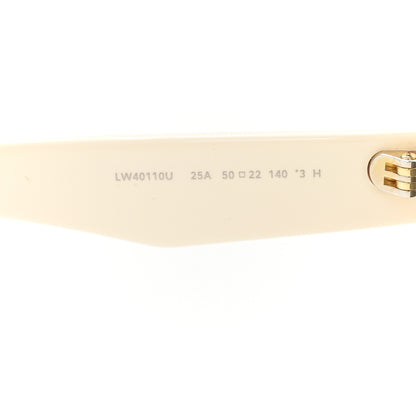 Loewe Acetate Loop Sunglasses LW40110U Off White 5 of 8