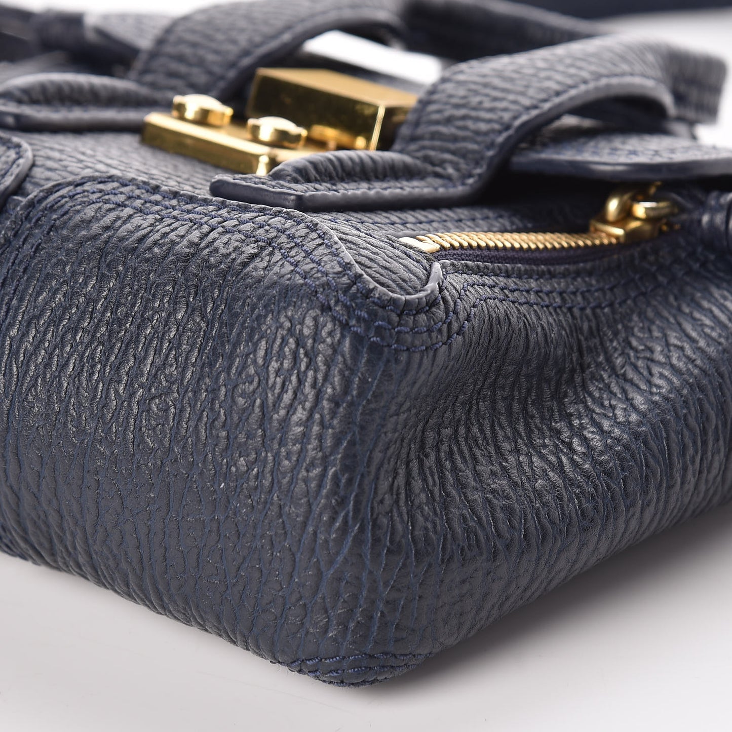 3.1 Textured Calfskin Nano Pashli Satchel Ink
