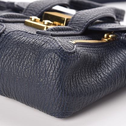 3.1 Phillip Lim 3.1 Textured Calfskin Nano Pashli Satchel Ink 9 of 10