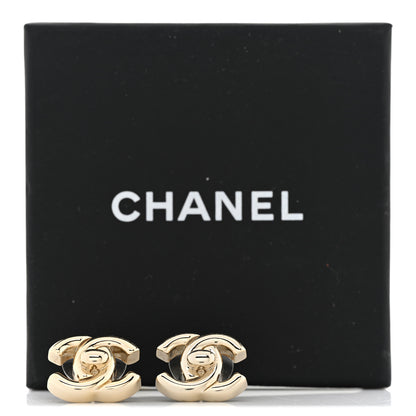 Chanel Metal CC Turnlock Earrings Gold 5 of 5