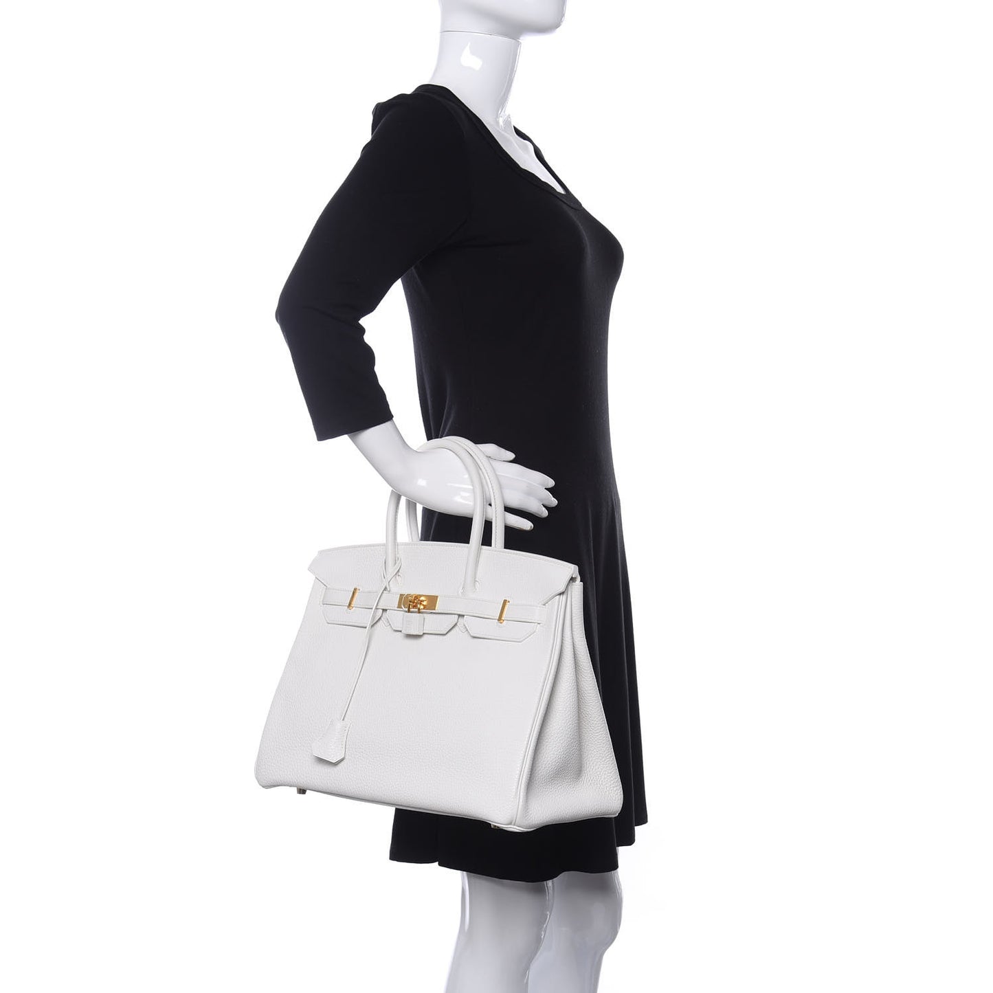 Taurillon Clemence Birkin 35 White