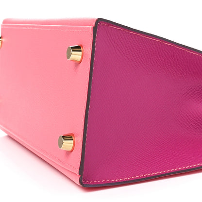 Hermes Epsom Horseshoe Kelly Sellier 25 Rose Azalee Rose Poupre 10 of 11