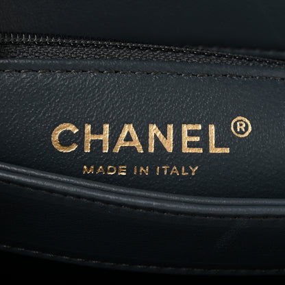Chanel Lambskin Quilted Medium Trendy CC Flap Dual Handle Bag Dark Grey 6 of 10
