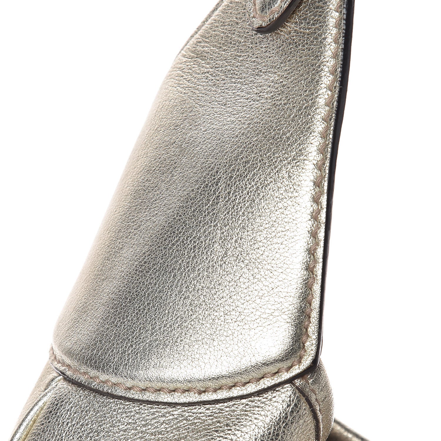 Gucci Metallic Calfskin Web Medium Jackie O Bouvier Hobo Gold 12 of 15