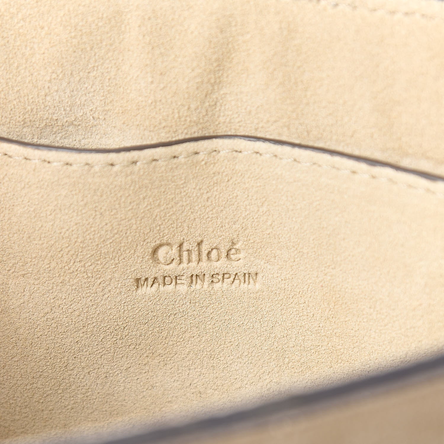 Chloe Suede Calfskin Small Faye Shoulder Bag Lemonade 6 of 11