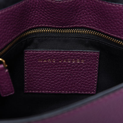 Marc Jacobs Grained Calfskin Small Gotham Shoulder Bag Iris 8 of 10