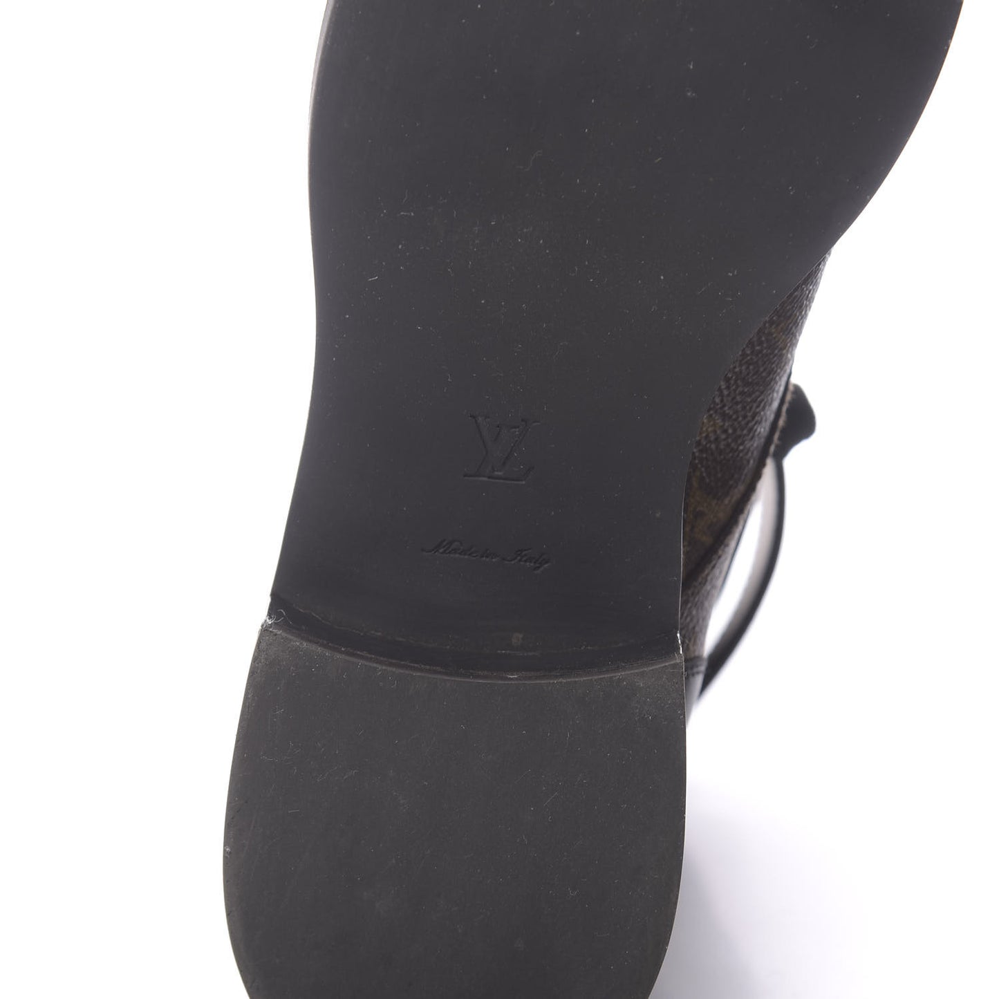 Calfskin Monogram Wonderland Flat Ranger Boots 40 Black