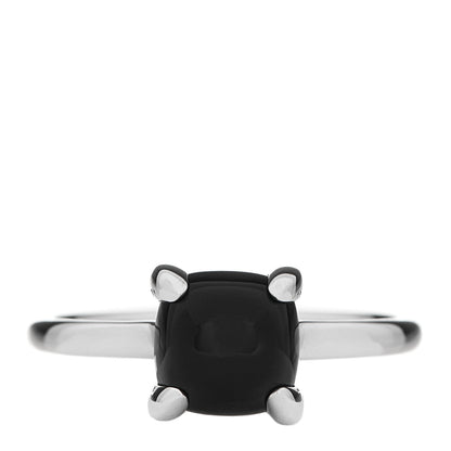 Tiffany Sterling Silver Black Onyx Paloma Picasso Sugar Stacks Ring 54 7 1 of 8