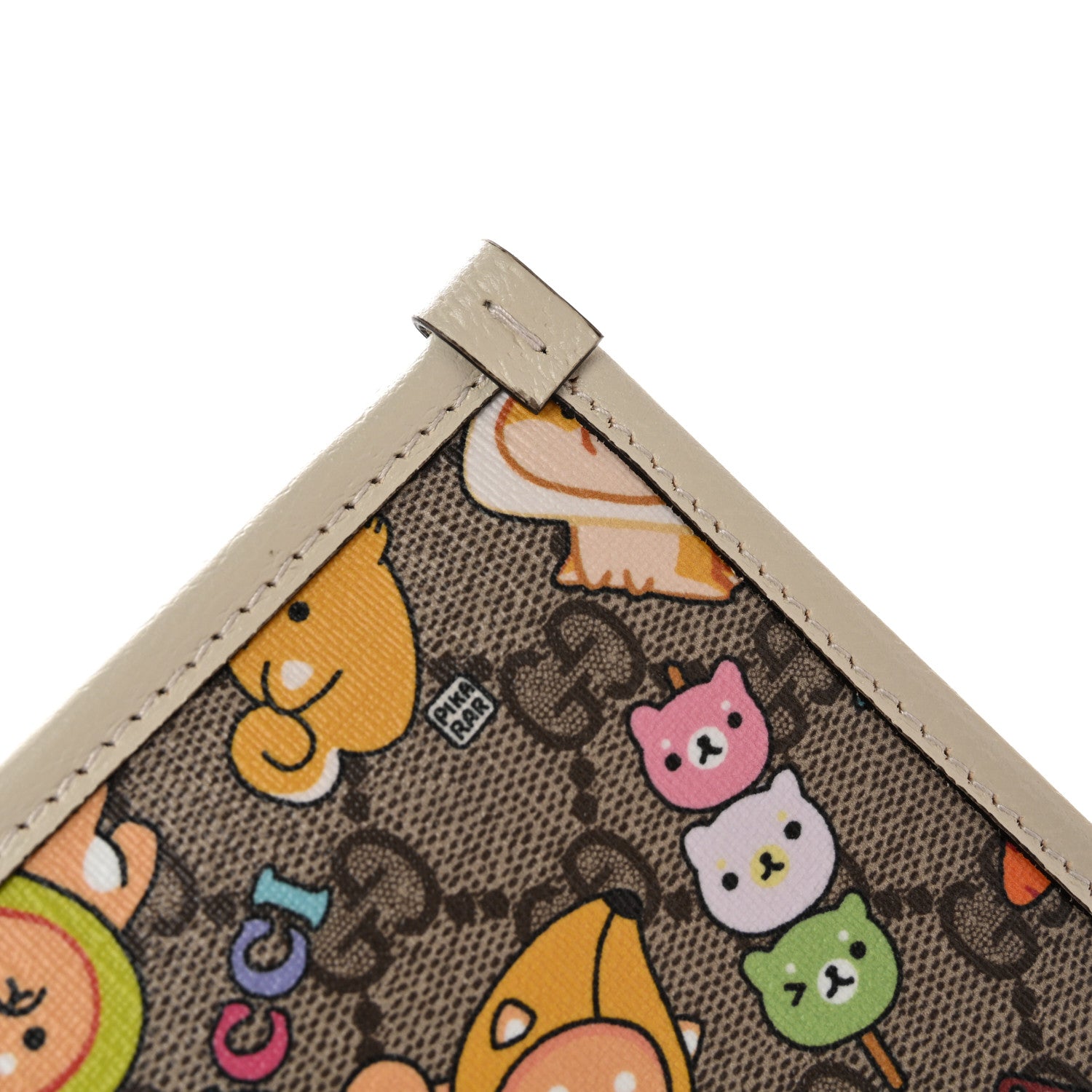 Gucci GG Supreme Monogram Animal Kawaii Cosmetic Case Multi White 7 of 7