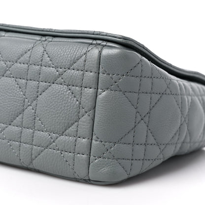 Christian Dior Supple Calfskin Cannage Medium Caro Bag Ethereal Grey 9 of 11
