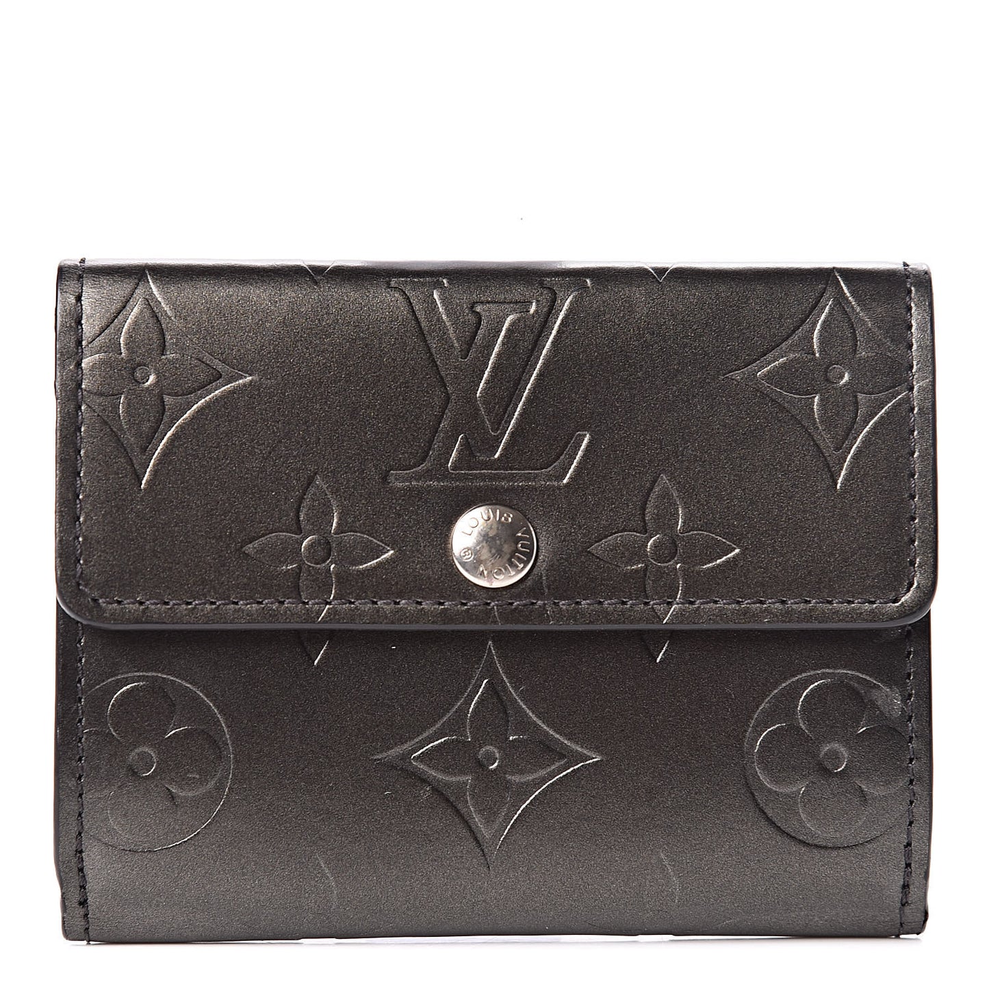 Mat Monogram Ludlow Wallet Black