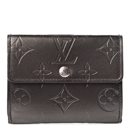 Louis Vuitton Mat Monogram Ludlow Wallet Black 1 of 6