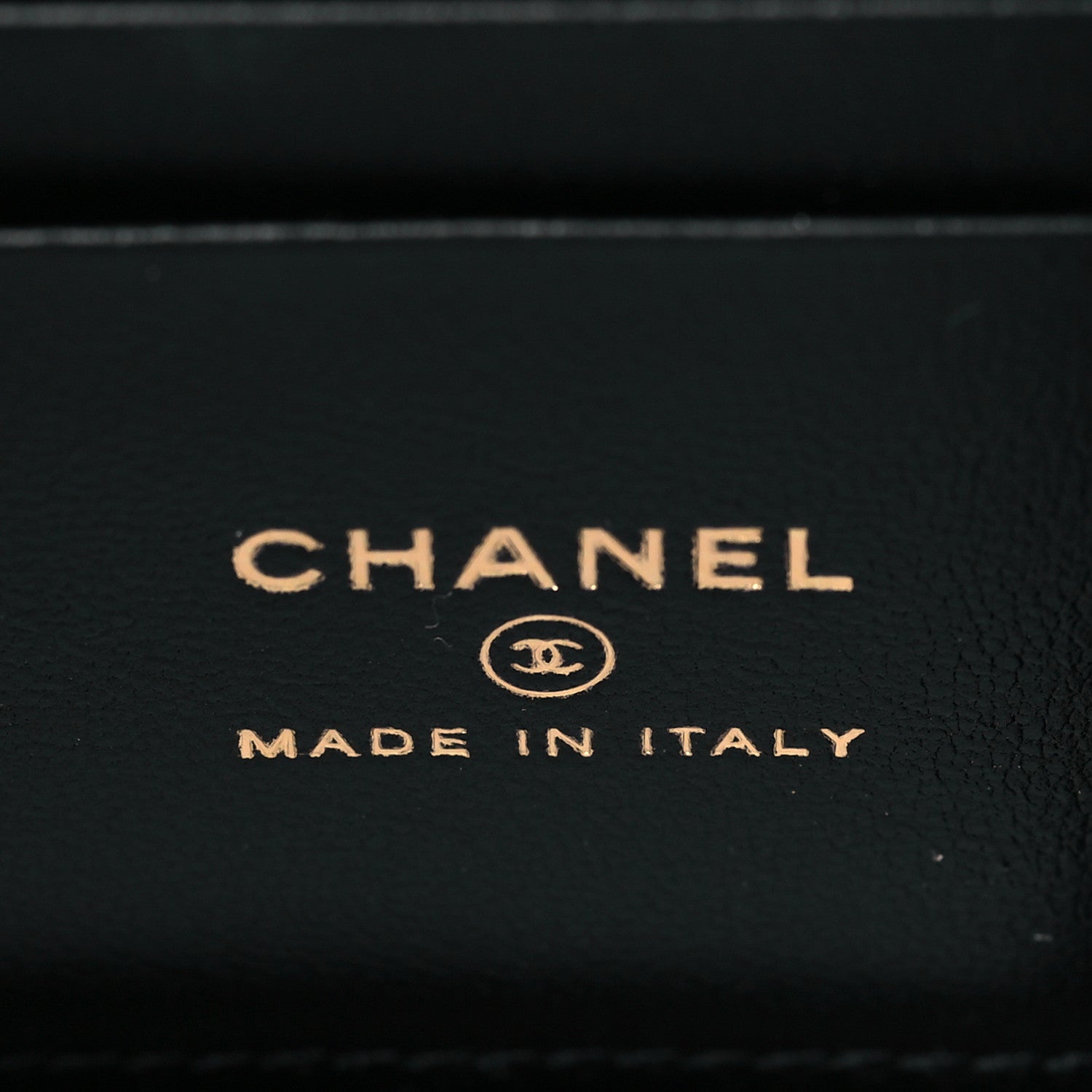 Chanel Lambskin Quilted Small Top Handle Vanity Case With Chain Black 6 of 10