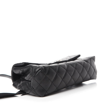 Chanel Grained Calfskin Quilted 2.55 Reissue Flap Belt Bag Clutch Black 4 of 13