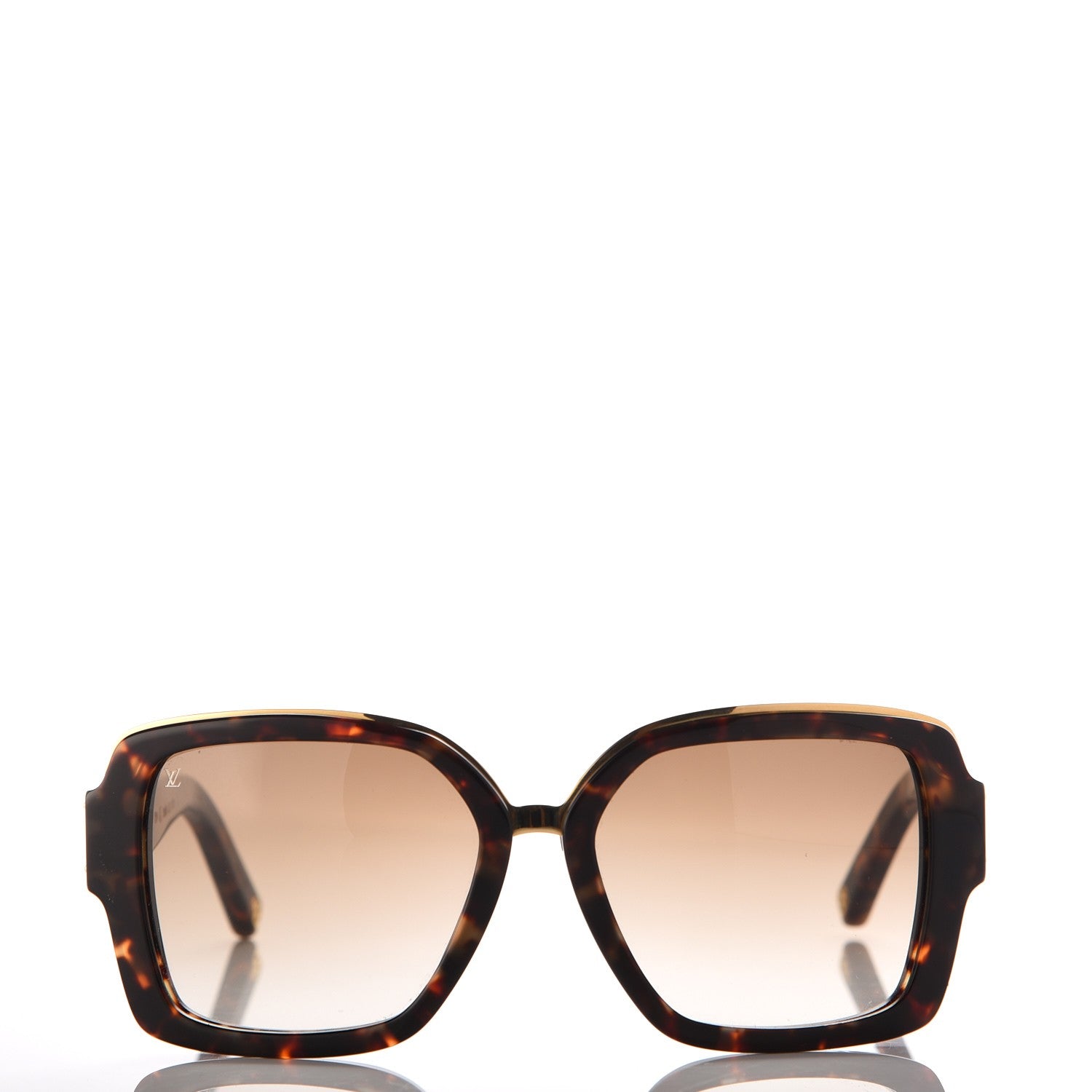 Louis Vuitton Soupcon Carre Sunglasses Z0483W Tortoise 2 of 8