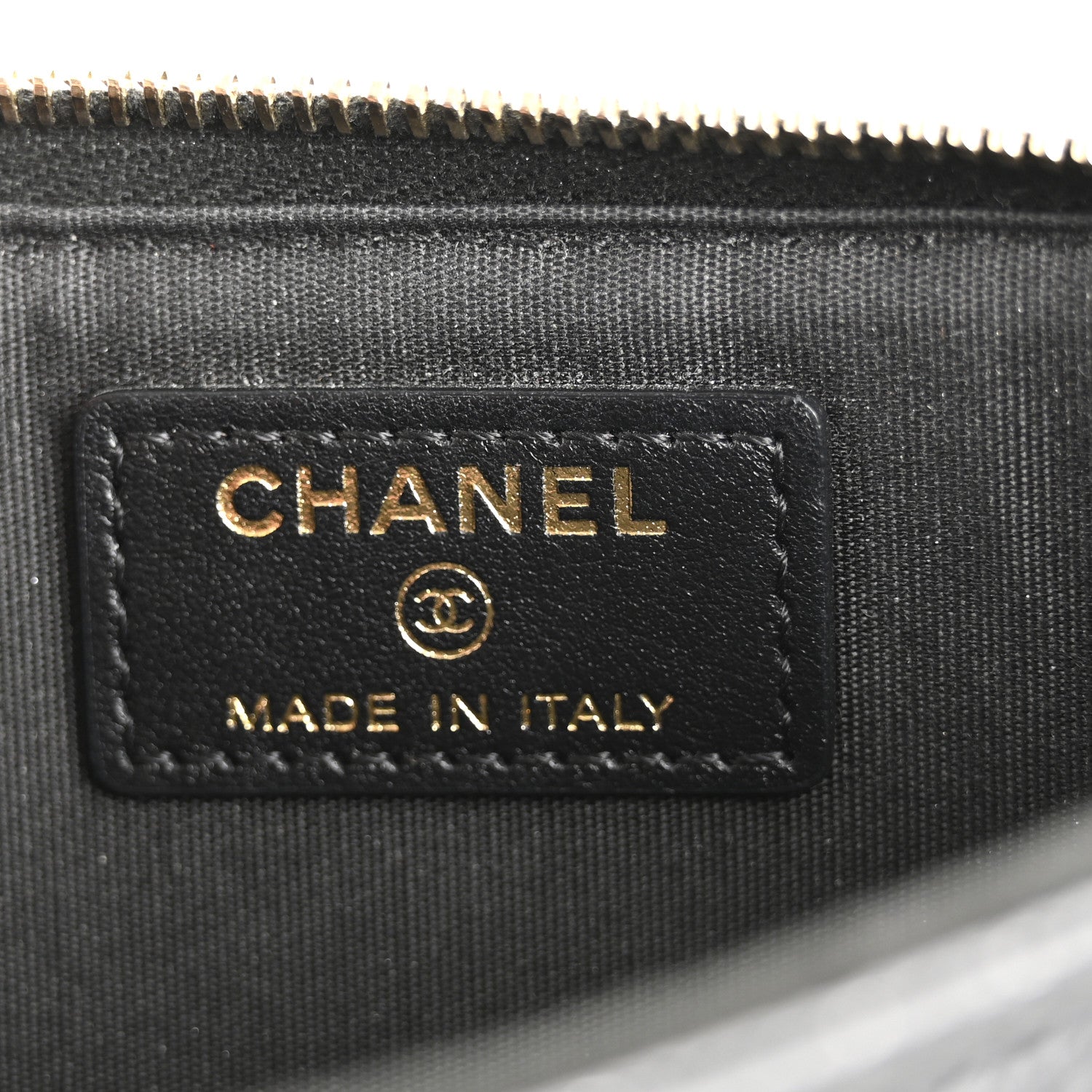 Chanel Caviar Camellia Embossed Classic Flat Wallet Pouch Black 6 of 12