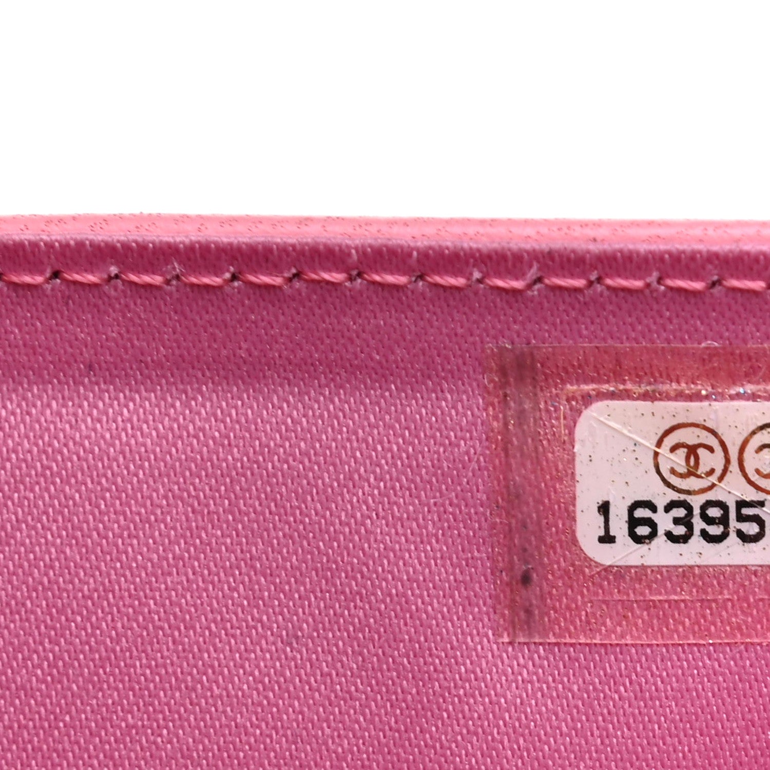 Chanel Lambskin Embossed Camellia French Wallet Pink 7 of 8