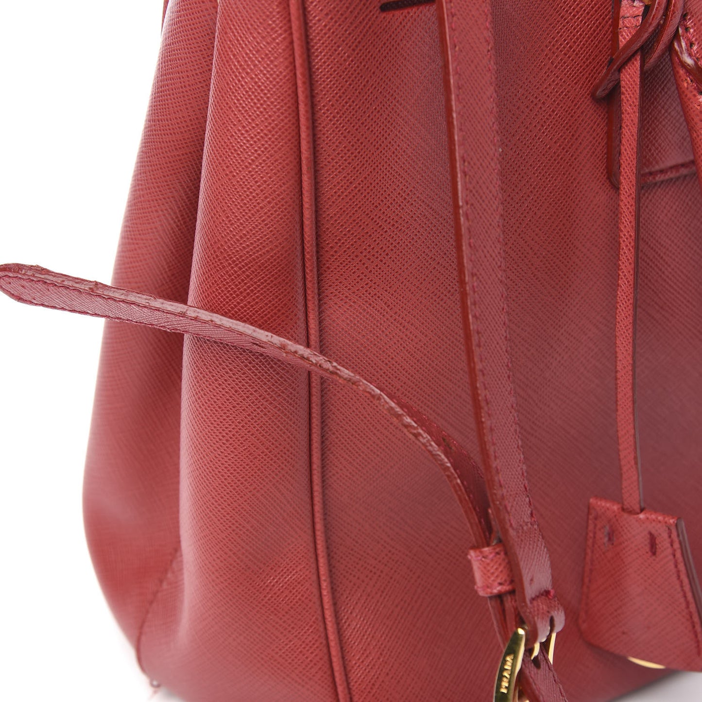 Saffiano Medium Galleria Double Zip Tote Fuoco