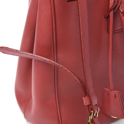 Prada Saffiano Medium Galleria Double Zip Tote Fuoco 12 of 18