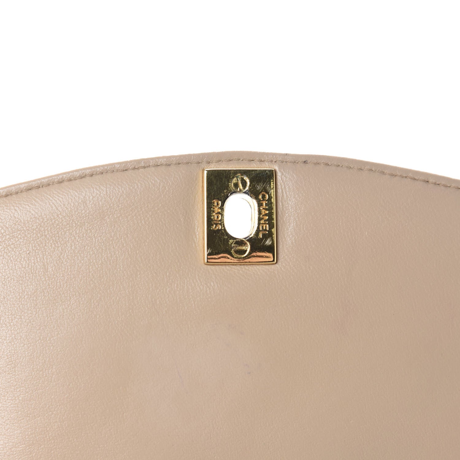 Chanel Lambskin Quilted Small Single Flap Beige 10 of 20