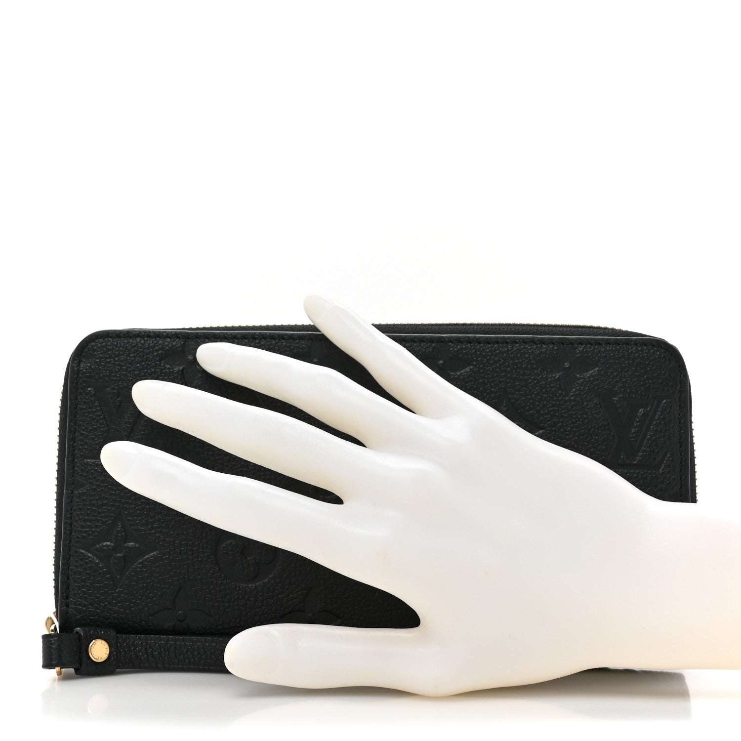 Louis Vuitton Empreinte Zippy Wallet Black 2 of 11