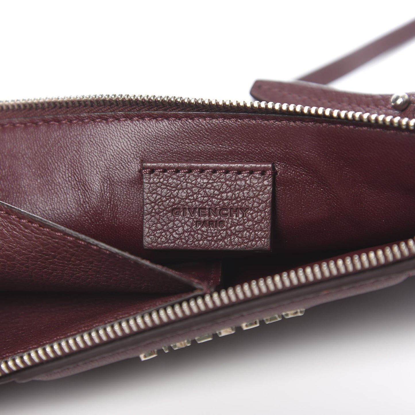 Grained Goatskin Antigona Crossbody Oxblood