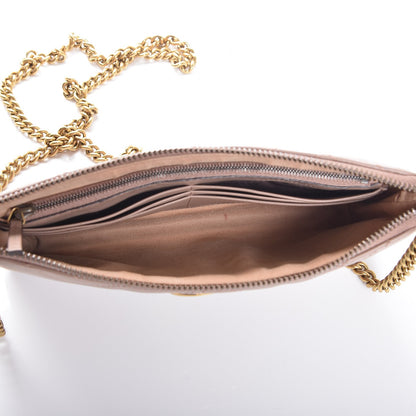 Gucci Calfskin Matelasse Mini GG Marmont Chain Bag Porcelain Rose 5 of 7