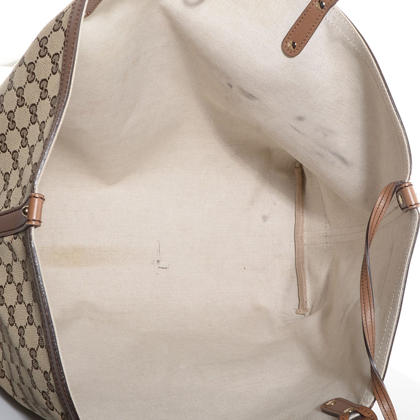Monogram Large Craft Tote Light Brown
