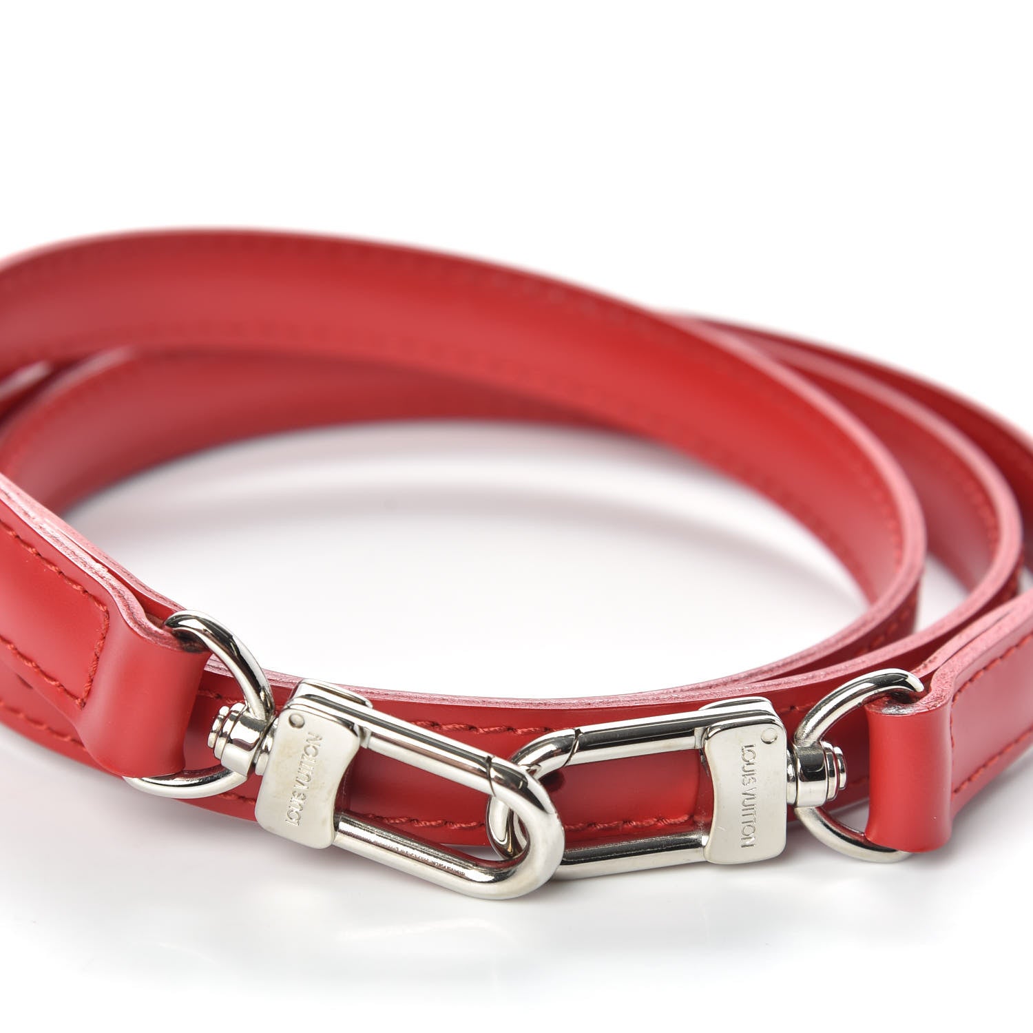 Louis Vuitton Epi 16mm Adjustable Shoulder Strap Red 3 of 4