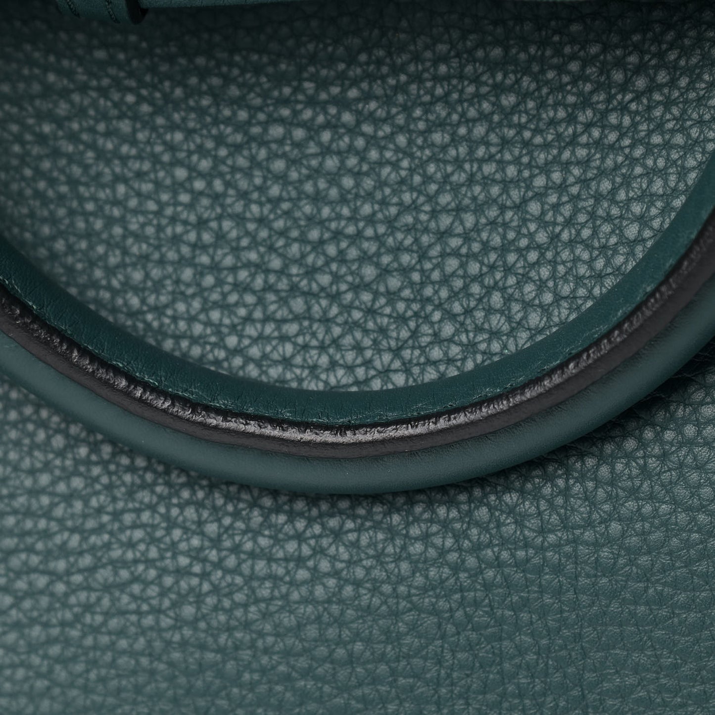 Soft Grain Calfskin Small Belt Bag Dark Cyan