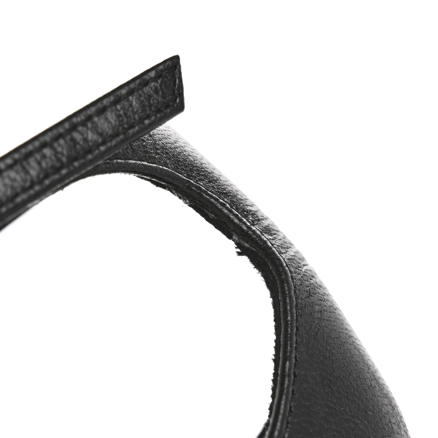 Saint Laurent Calfskin Cassandra 100 Ankle Strap Sandals 37 Black 8 of 10