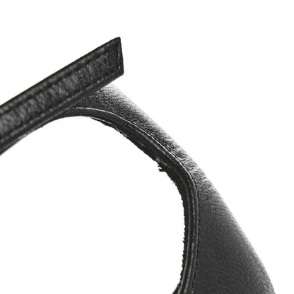 Saint Laurent Calfskin Cassandra 100 Ankle Strap Sandals 37 Black 8 of 10