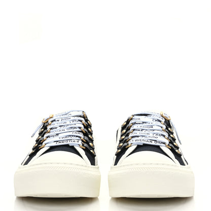 Christian Dior Canvas Walk'N'Dior Low Top Sneakers 37.5 Black 2 of 7
