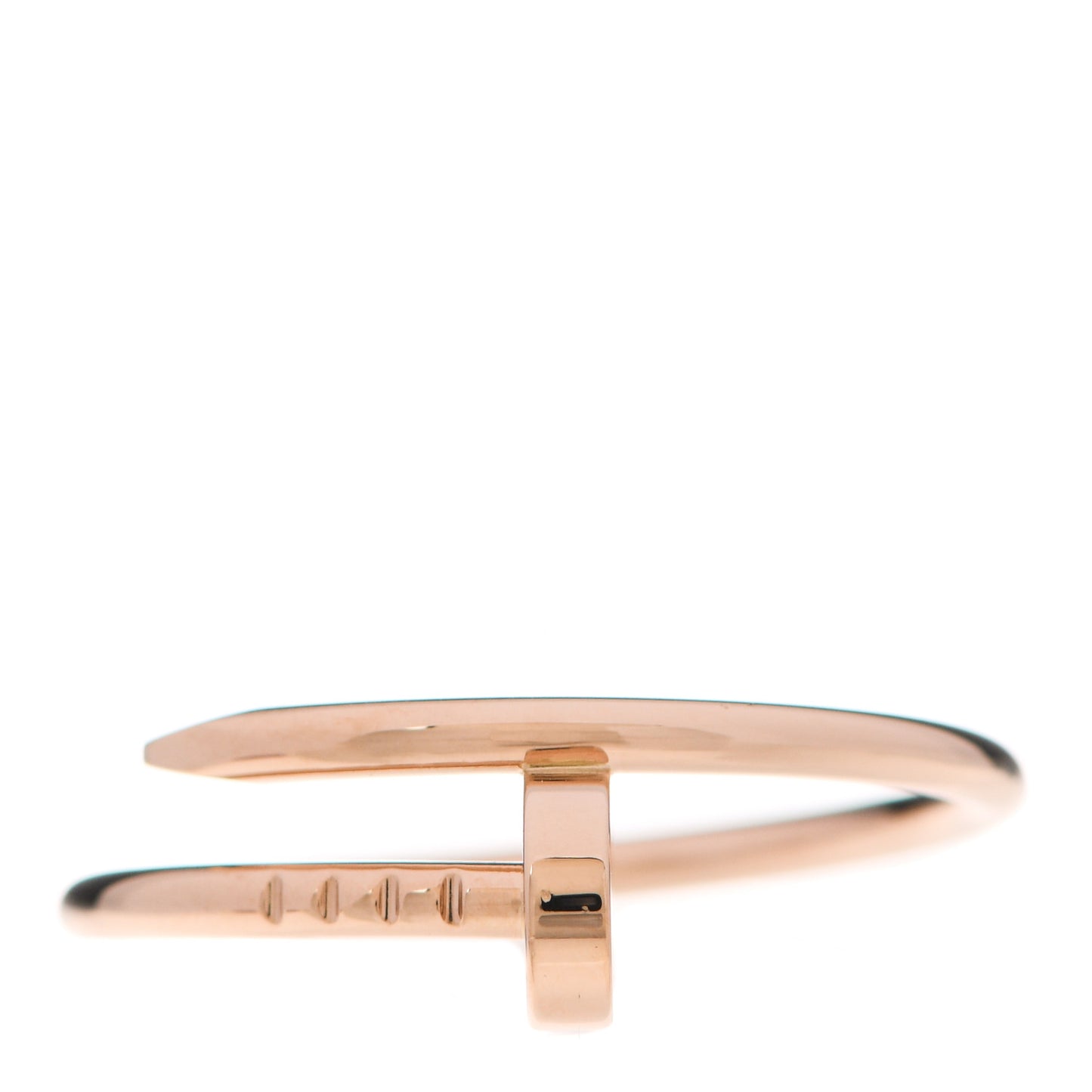 18K Pink Gold Small Juste Un Clou Ring 58 8.25